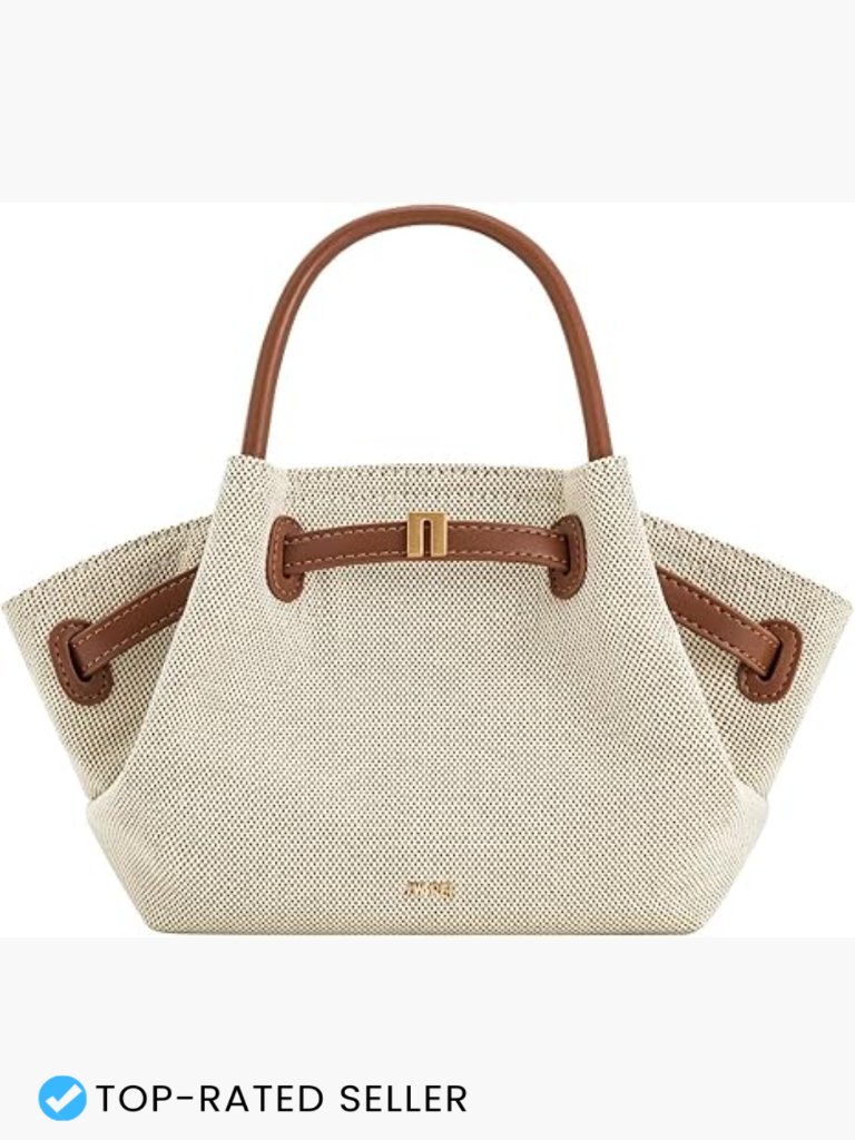 Canvas Mini Tote Bag Y2k Minimalist Hand Crossbody Everyday Casual